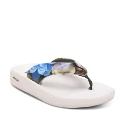 Leap7X by Liberty Women's NITWALK-L3 Multicolor Thong Wedges image 2