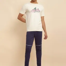 Tribe by Allen Solly Purple Regular Fit Joggers image 5