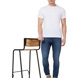 Spykar Blue Cotton Skinny Fit Jeans image 5