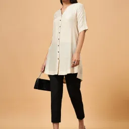 Marigold Lane Off-White Regular Fit Tunic image 5