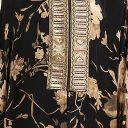 showoffff SHOWOFF Navy Floral Print Co-Ord Set image 5