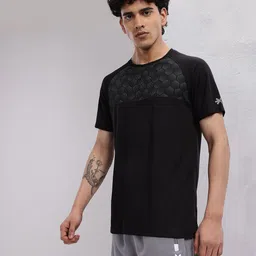 HRX by Hrithik Roshan Rapid Dry Printed Running T-Shirt image 4