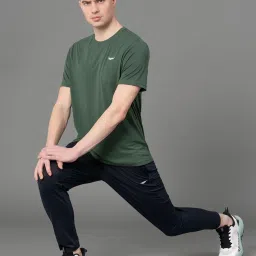 Red Tape Army Green Regular Fit Sports T-Shirt image 5