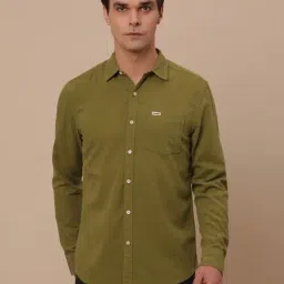 Wrangler Green Cotton Regular Fit Shirt-picture-18
