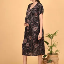 GOLDSTROMS Floral Print Maternity A-Line Dress image 5
