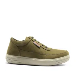 Woodland Men's Olive Green Casual Sneakers-image-35