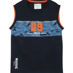 Monte Carlo Kids Navy Printed T-Shirt-picture-34