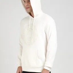 Guess White Regular Fit Self Sweatshirt image 5