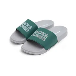 Jack & Jones Men's Dark Green Slides image 5