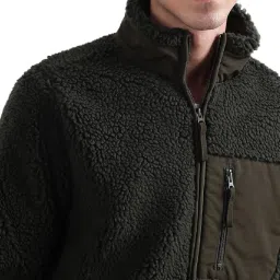 Lindbergh Green Regular Fit Self Pattern Jacket image 5