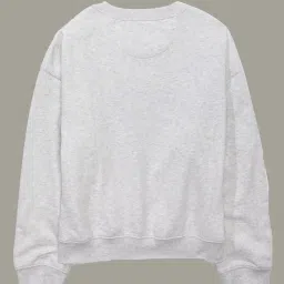 American Eagle Outfitters Grey Cotton Printed Sweatshirt image 5