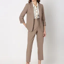 Vero Moda Light Brown Regular Fit Blazer image 5