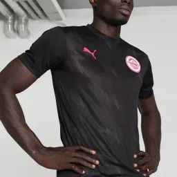 Puma Mumbai City Black Slim Fit Printed Jersey-image-1