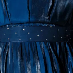 Peppermint Kids Teal Blue Polyester Flared Fit 1 Gown image 5