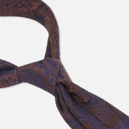 Van Heusen Navy Embroidered Tie image 5