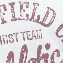 Fame Forever By Lifestyle White Regular Fit Printed T-Shirt image 5