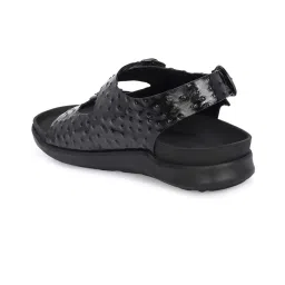 Hitz Men's Black Back Strap Sandals image 5