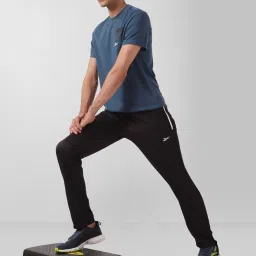 Reebok Training Black Regular Fit Sports Trackpants image 5