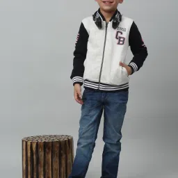 Cantabil Kids Grey Printed Full Sleeves Sweatshirt image 5