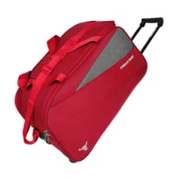 Urban Tribe Red Benin Medium Duffle Trolley image 5