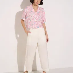 Akkriti By Pantaloons Pink Regular Fit Printed Top image 5