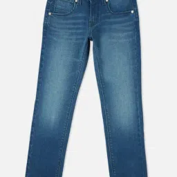 Pepe Jeans Kids Blue Solid Jeans-image-90