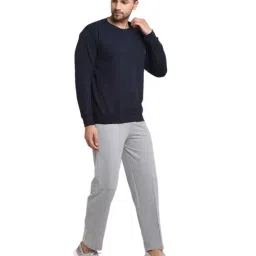 Vimal Jonney Navy & Grey Sweatshirt & Trackpants image 3