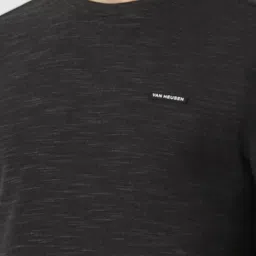 Van Heusen Grey Regular Fit Textured Sweatshirt image 5