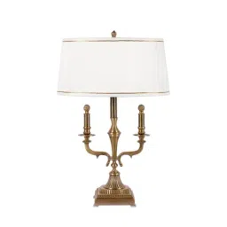 kapoor lamp shades Kapoor E Illuminations Golden Brass Table Lamp - Set of 1 image 3