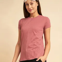 Sweet Dreams Dusty Pink Cotton Printed T-Shirt-picture-15