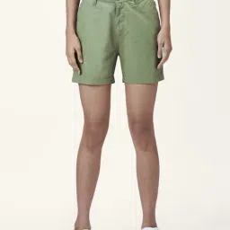 Honey by Pantaloons Green Cotton Shorts-image-31