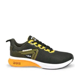 Campus Kids PADEL JR Olive & Yellow Running Shoes-picture-27