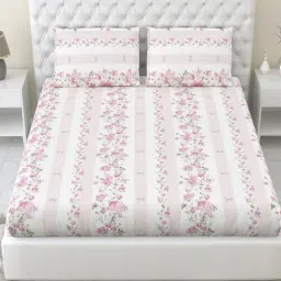 Haus & Kinder Celebration Gift Set Pink Polyester Floral 110 GSM - Set of 7 image 3