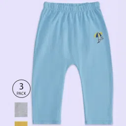 Pantaloons Baby Multicolor Cotton Printed Trackpants (Pack of 3)-picture-11