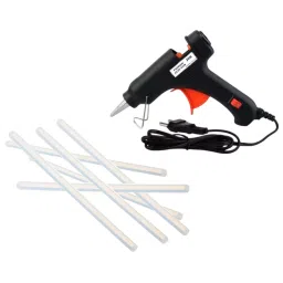 Fadman 20 W Hot Melt Mini Glue Gun with 6 Sticks Standard Temperature Black 7 mm Stick Dia., (7)FD-20W BLACK -6-ST-picture-13