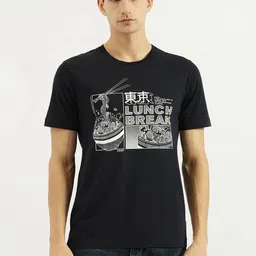 United Colors of Benetton Men Printed Relaxed Fit Pure Cotton T-shirt-picture-18