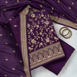 Koskii Unstitched Dress Material-picture-35