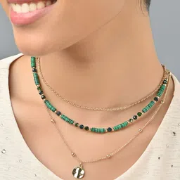 ToniQ Gold-Plated Layered Necklace-picture-35