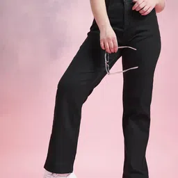 DressBerry Women Straight Fit Stretchable Jeans-image-29