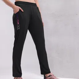 HRX by Hrithik Roshan Women Mid-Rise Regular Fit Training Track pants-picture-32