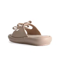 TRYME Women Open Toe Flats with Bows image 4