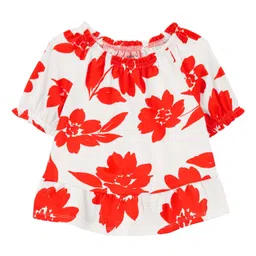 Carter's Toddler Floral Smocked Top - Red-image-40