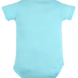 FFlirtygo Christmas Theme Cotton Half Sleeves Santa We Good Printed Onesie - Turquoise image 3