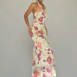 TANDUL Print Maxi Dress image 4