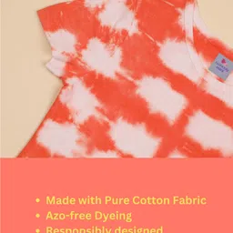 tweeny mini Half Sleeves Tie Dye Crop Top - Iced Mango image 4