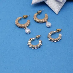 KPOP Contemporary Half Hoop Earrings-picture-14