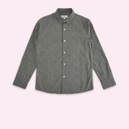 Pantaloons Junior Grey Cotton Printed Full Sleeves Shirt-image-51