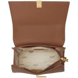 LAVIE LUXE Tan Satchel Handbag image 5