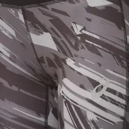 Asics Graphic Cropped Black Printed Tights image 5