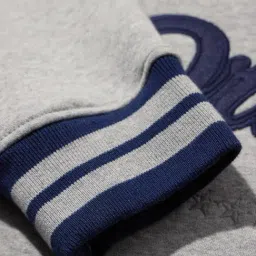 The Souled Store Varsity Loose Fit Hooded Sweatshirt image 5